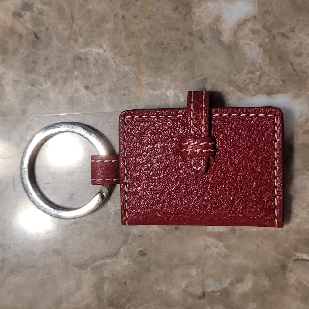 ***SOLD****Red, Coach Photo Keychain